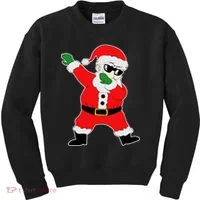Dabbing Santa Kids Sweatshirt thumb 0
