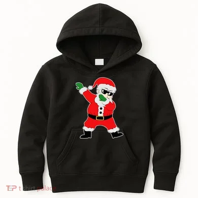 Dabbing Santa Kids Hoodie