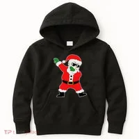Dabbing Santa Kids Hoodie thumb 0