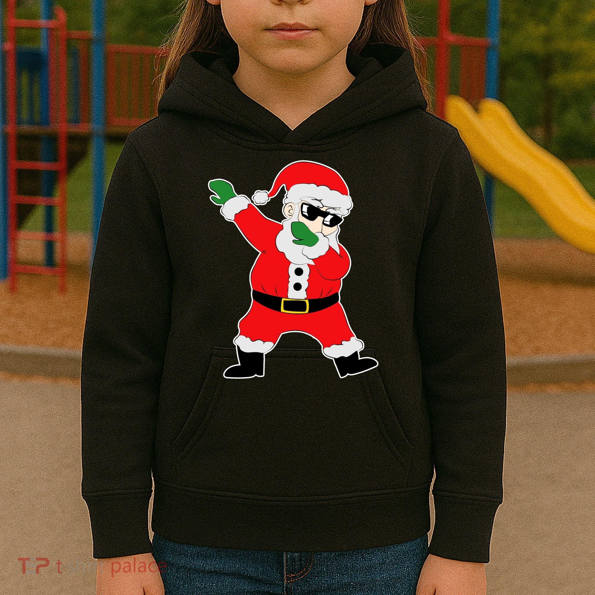 Dabbing Santa Kids Hoodie