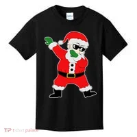 Dabbing Santa Kids T-Shirt thumb 0