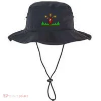 Dabbing Santa 8-Bit Ugly Christmas Bucket Hat thumb 0