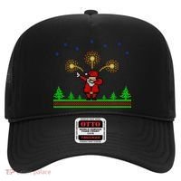 Dabbing Santa 8-Bit Ugly Christmas Hat thumb 0