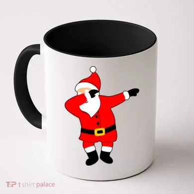 Dabbing Santa Christmas Coffee Mug