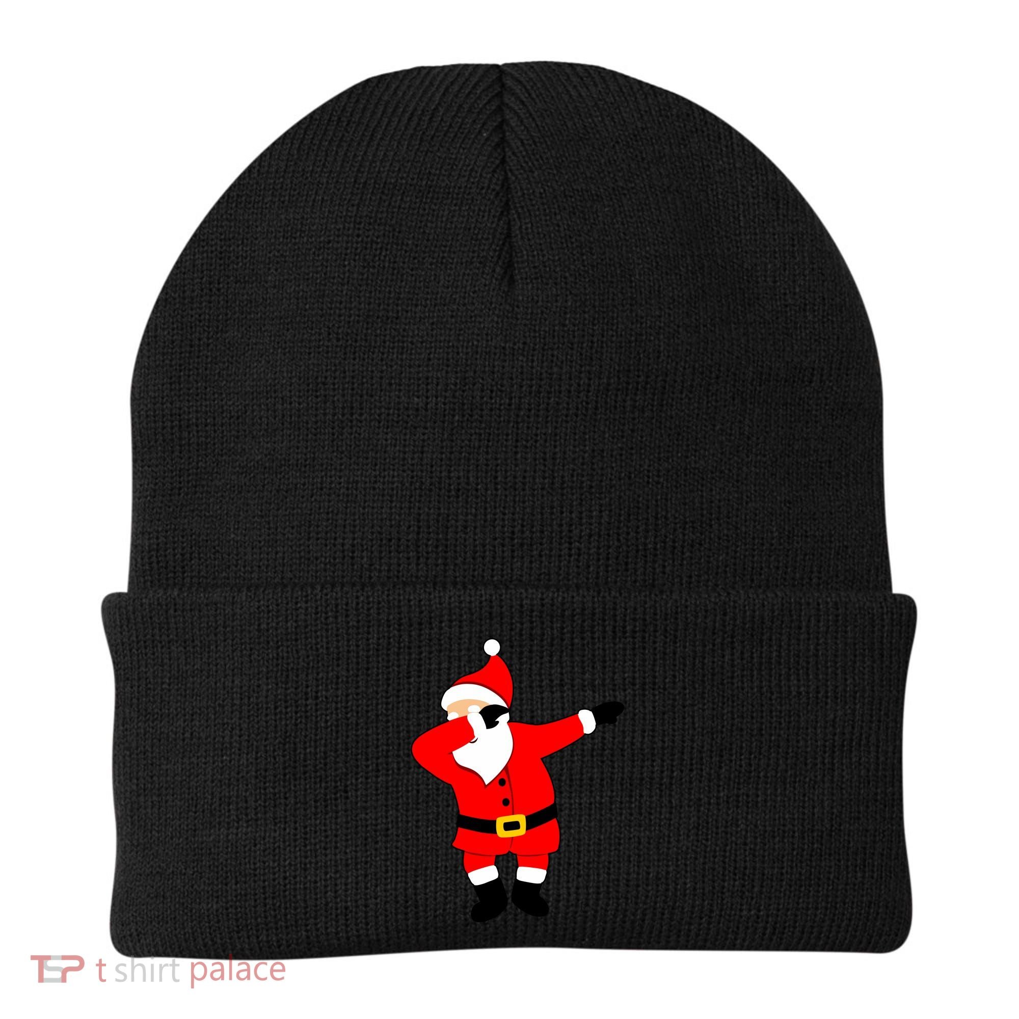 Dabbing Santa Christmas Beanie