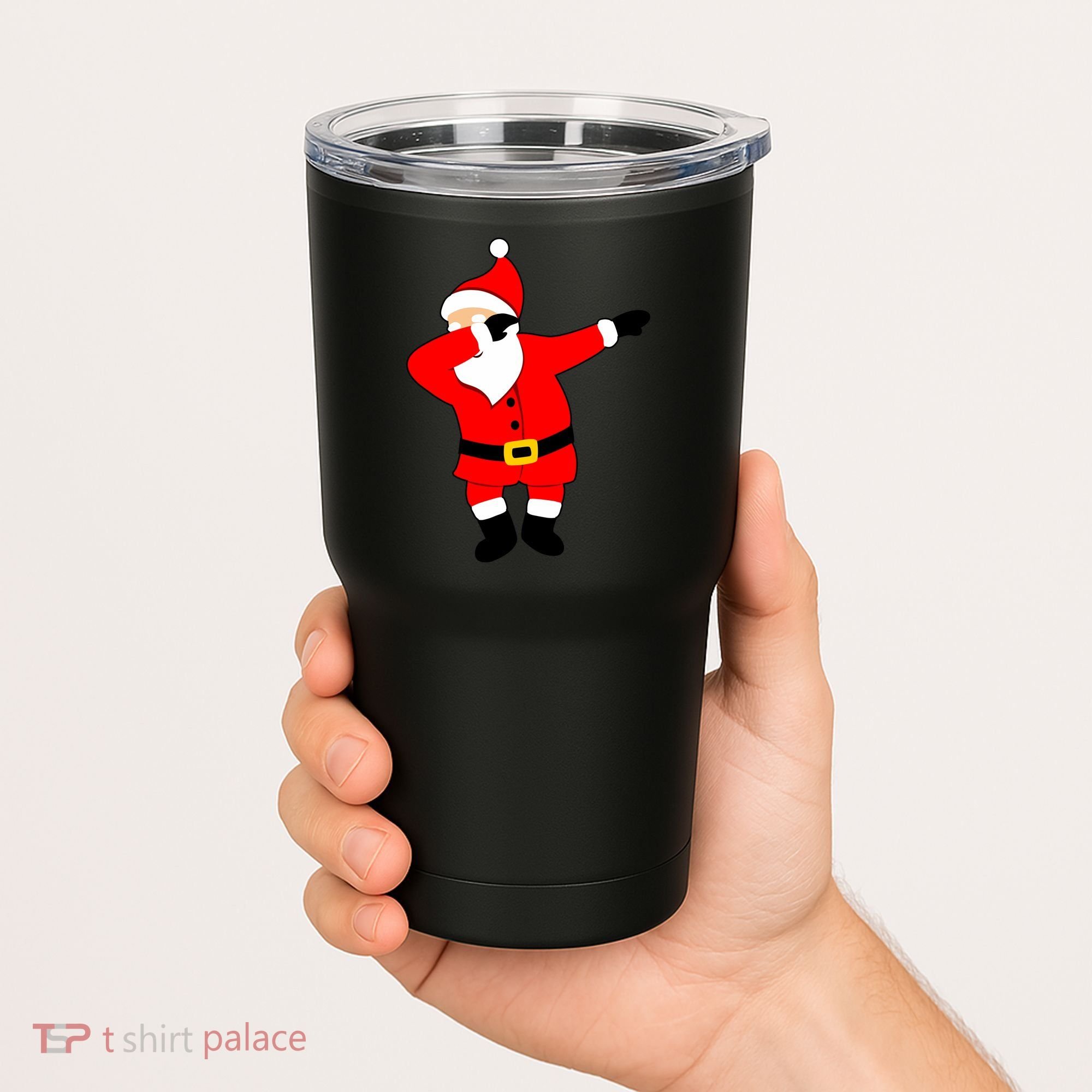 Dabbing Santa Christmas Tumbler