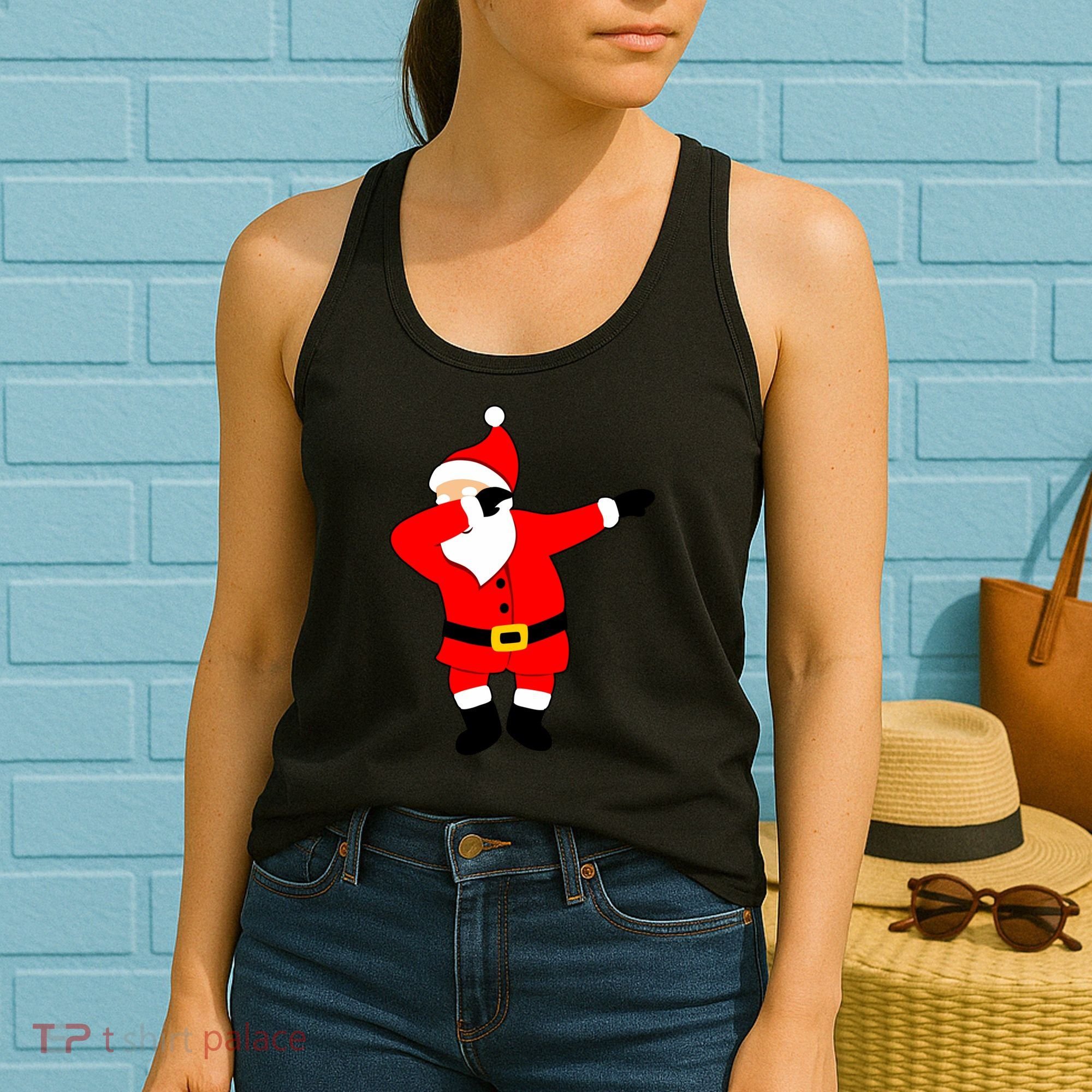 Dabbing Santa Christmas Women's Tank Top
