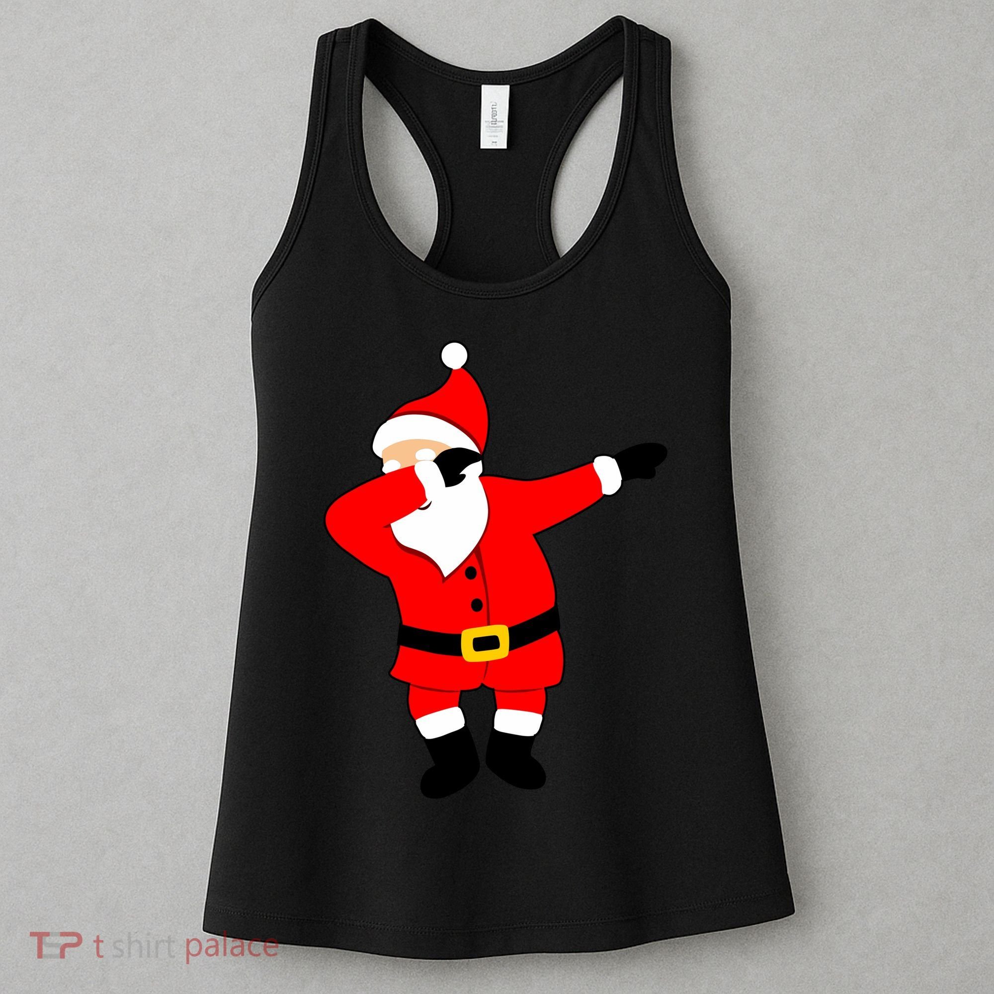 Dabbing Santa Christmas Women's Tank Top