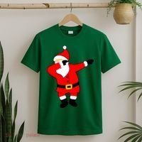 Dabbing Santa Christmas T-Shirt thumb 2