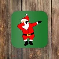 Dabbing Santa Christmas Coaster thumb 0