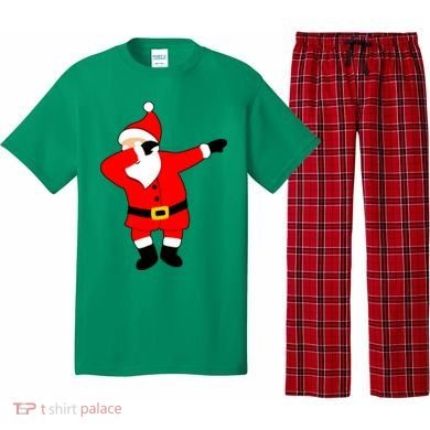 Dabbing Santa Christmas Pajama Set