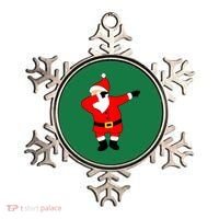 Dabbing Santa Christmas Ornament thumb 0