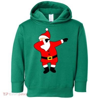 Dabbing Santa Christmas Toddler Hoodie
