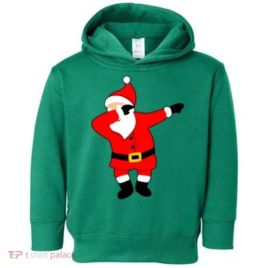 Dabbing Santa Christmas Toddler Hoodie