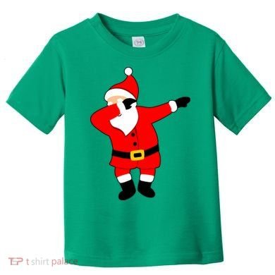 Dabbing Santa Christmas Toddler T-Shirt