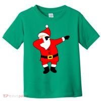 Dabbing Santa Christmas Toddler T-Shirt thumb 0