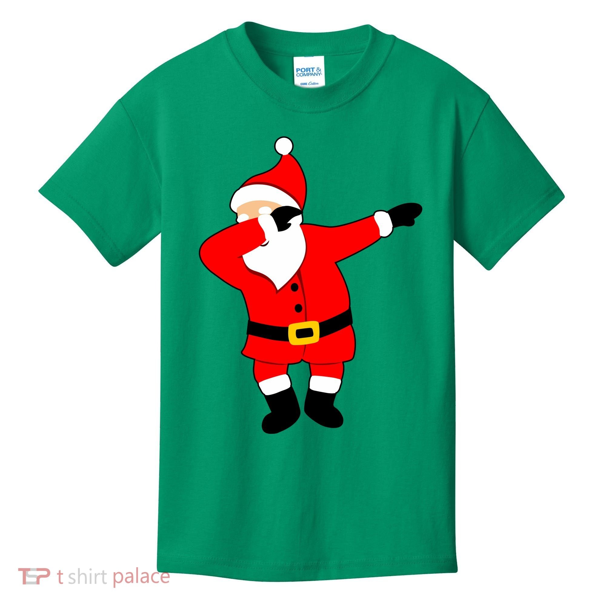 Dabbing Santa Christmas Kids T-Shirt