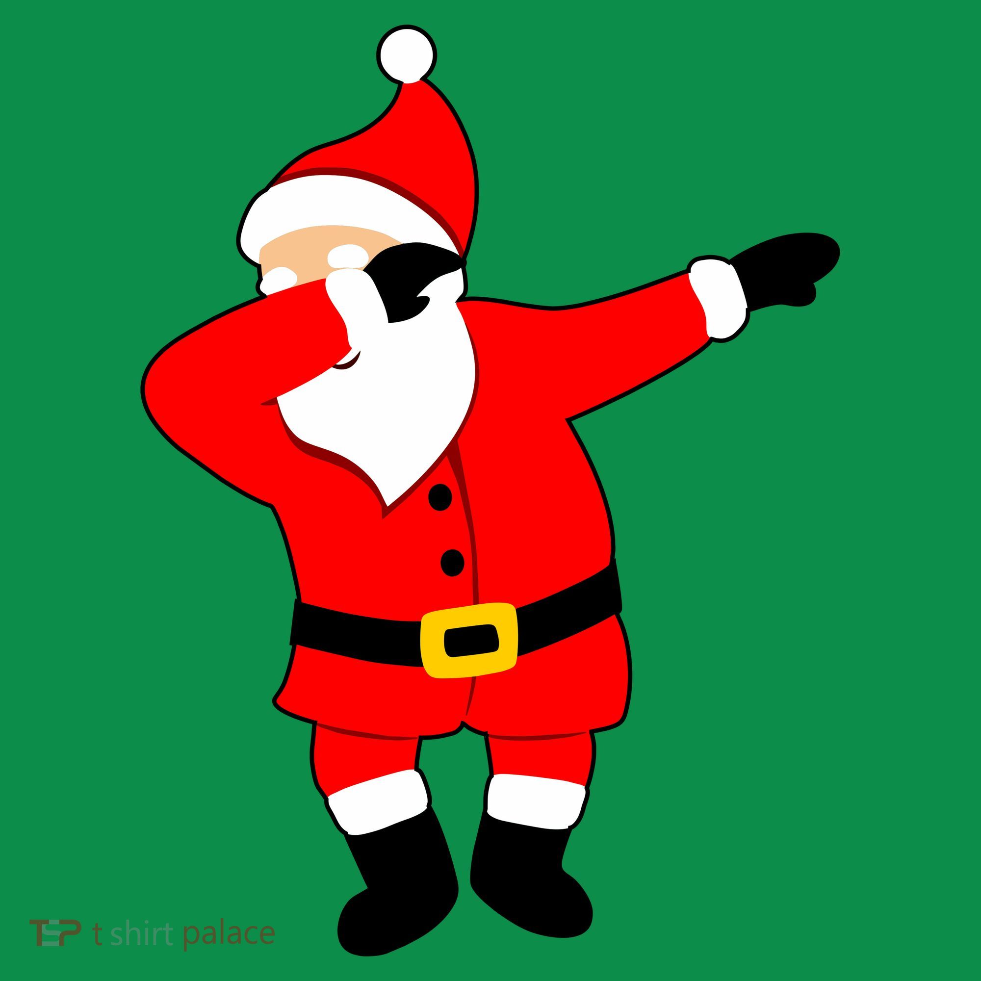 Dabbing Santa Christmas Kids T-Shirt