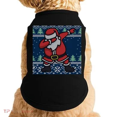 Dabbing Santa Claus Doggie Tank