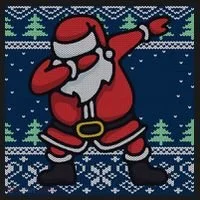 Dabbing Santa Claus Doggie Tank thumb 4