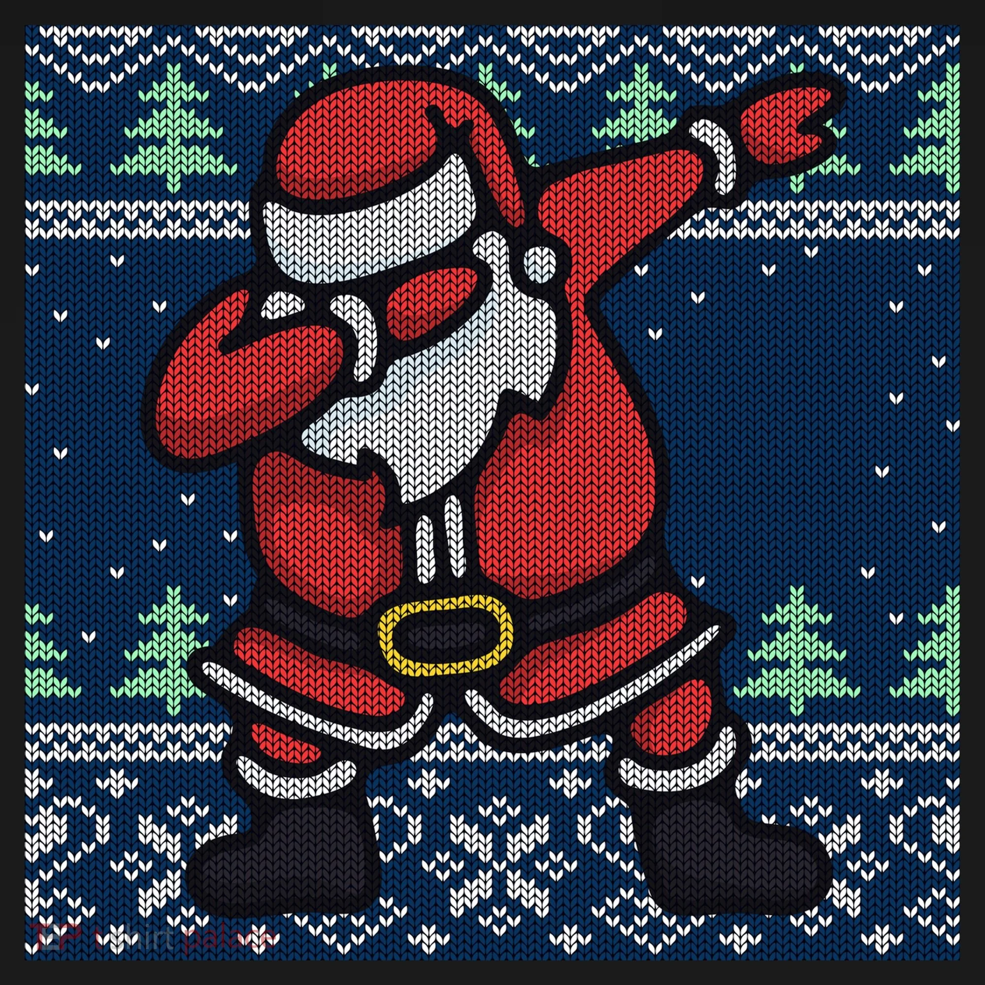 Dabbing Santa Claus Doggie Tank