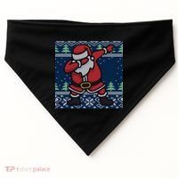 Dabbing Santa Claus USA-Made Doggie Bandana thumb 0