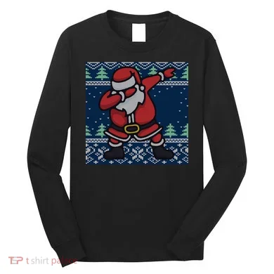 Dabbing Santa Claus Long Sleeve Shirt
