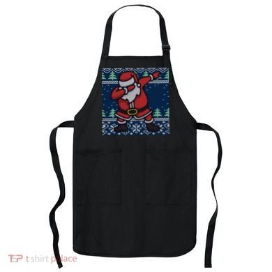 Dabbing Santa Claus Apron