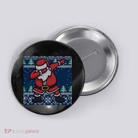 Dabbing Santa Claus Button thumb 0