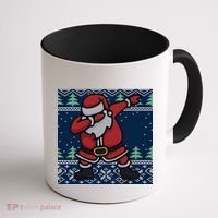 Dabbing Santa Claus Coffee Mug thumb 1
