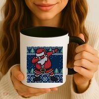 Dabbing Santa Claus Coffee Mug thumb 3