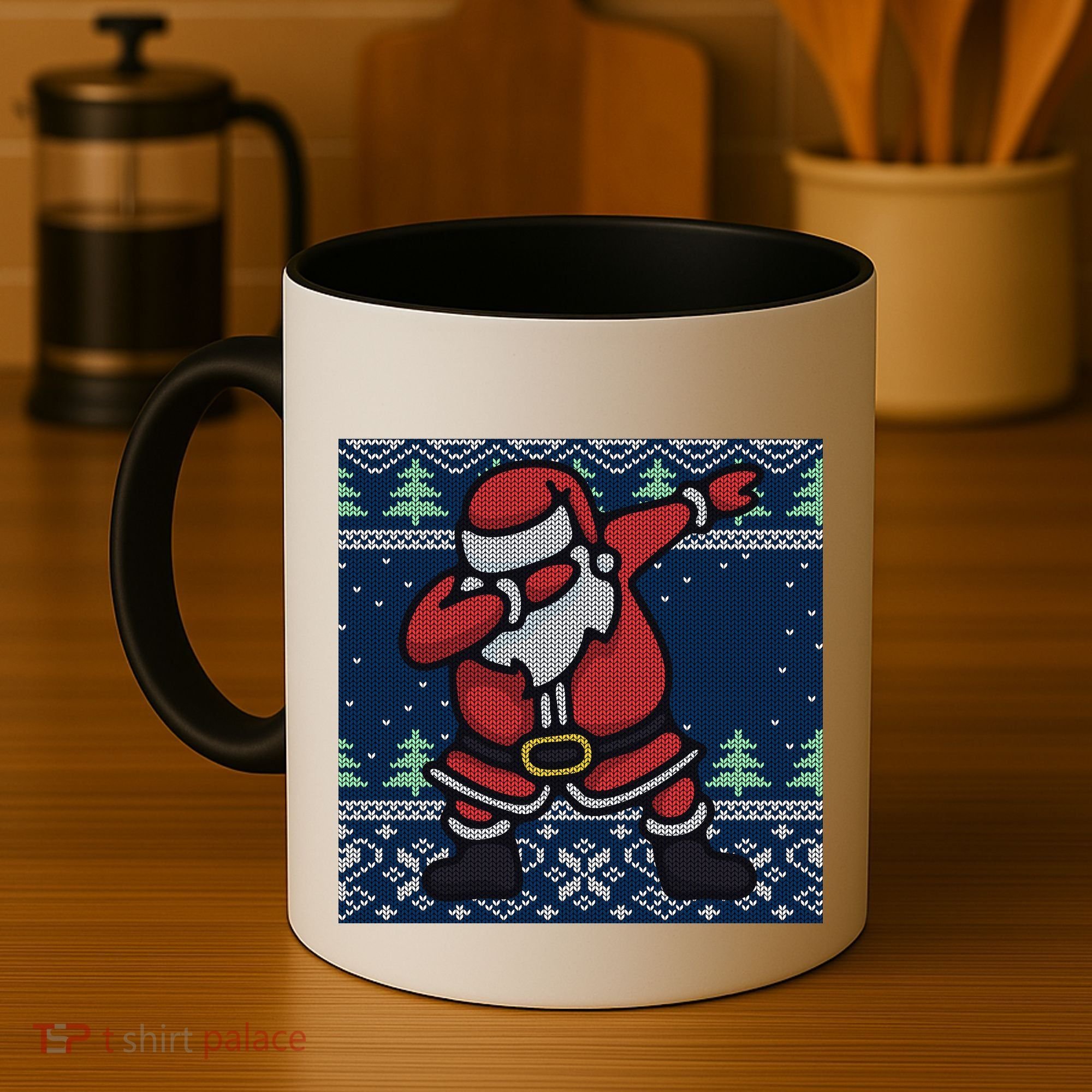 Dabbing Santa Claus Coffee Mug