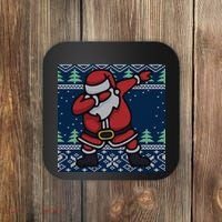 Dabbing Santa Claus Coaster thumb 0