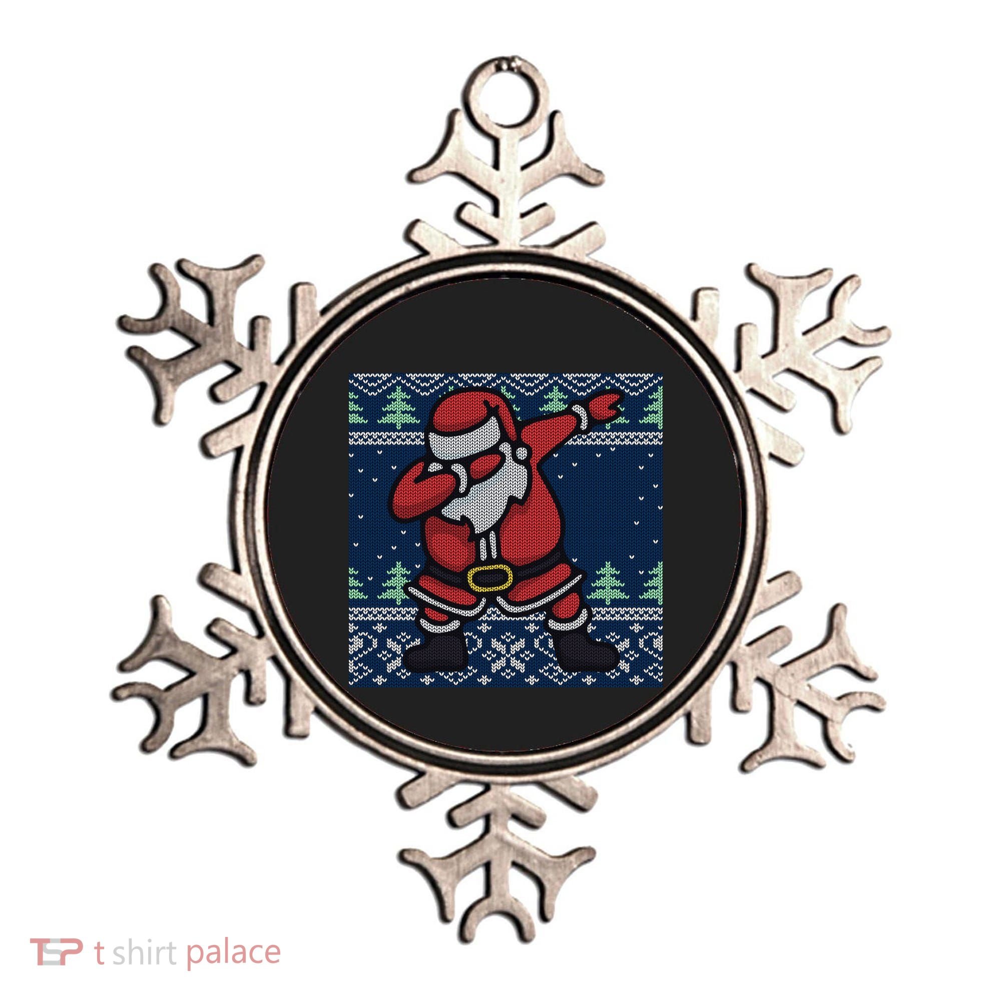 Dabbing Santa Claus Ornament