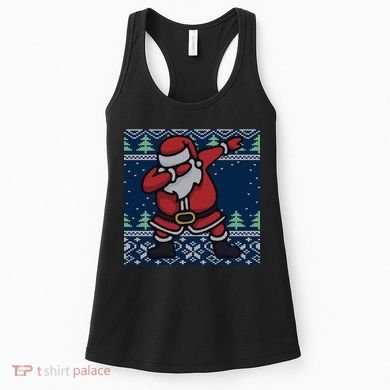 Dabbing Santa Claus Women's Tank Top