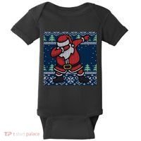 Dabbing Santa Claus Baby Bodysuit thumb 0