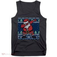 Dabbing Santa Claus Tank Top thumb 0