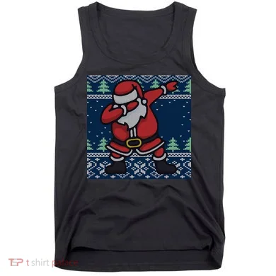 Dabbing Santa Claus Tank Top