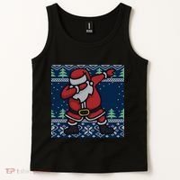 Dabbing Santa Claus Tank Top thumb 2