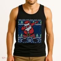 Dabbing Santa Claus Tank Top thumb 3