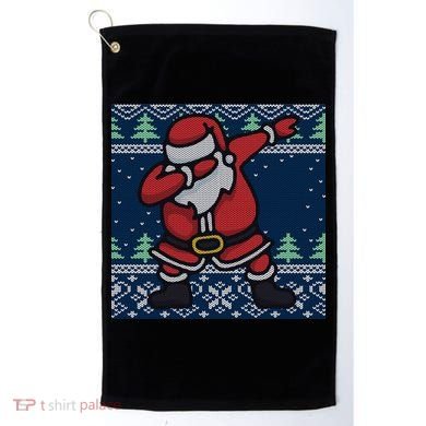 Dabbing Santa Claus Golf Towel