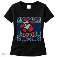 Dabbing Santa Claus Women's T-Shirt thumb 0