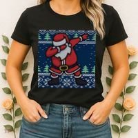 Dabbing Santa Claus Women's T-Shirt thumb 2