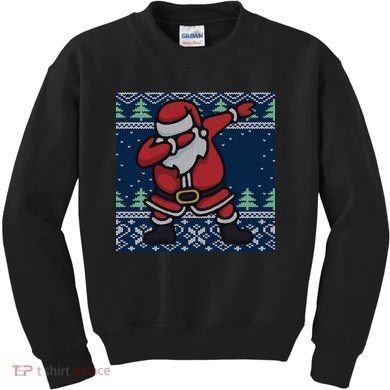 Dabbing Santa Claus Kids Sweatshirt