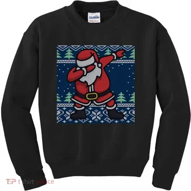Dabbing Santa Claus Kids Sweatshirt