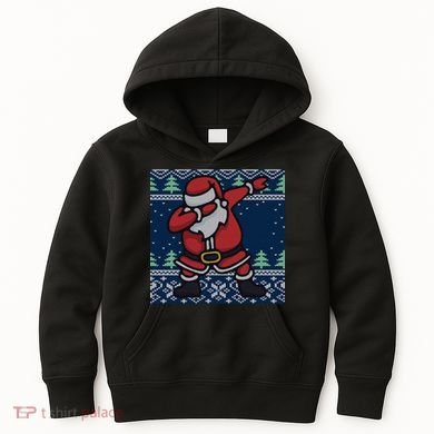 Dabbing Santa Claus Kids Hoodie