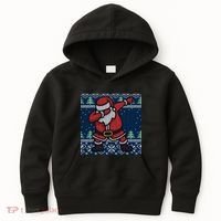 Dabbing Santa Claus Kids Hoodie thumb 0
