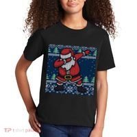 Dabbing Santa Claus Kids T-Shirt thumb 2