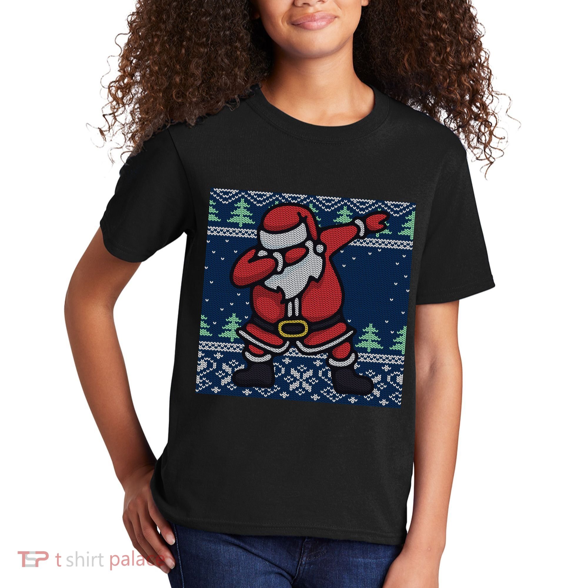 Dabbing Santa Claus Kids T-Shirt