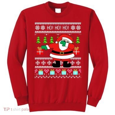 Dabbing Santa Claus Ugly Christmas Sweater Design Sweatshirt